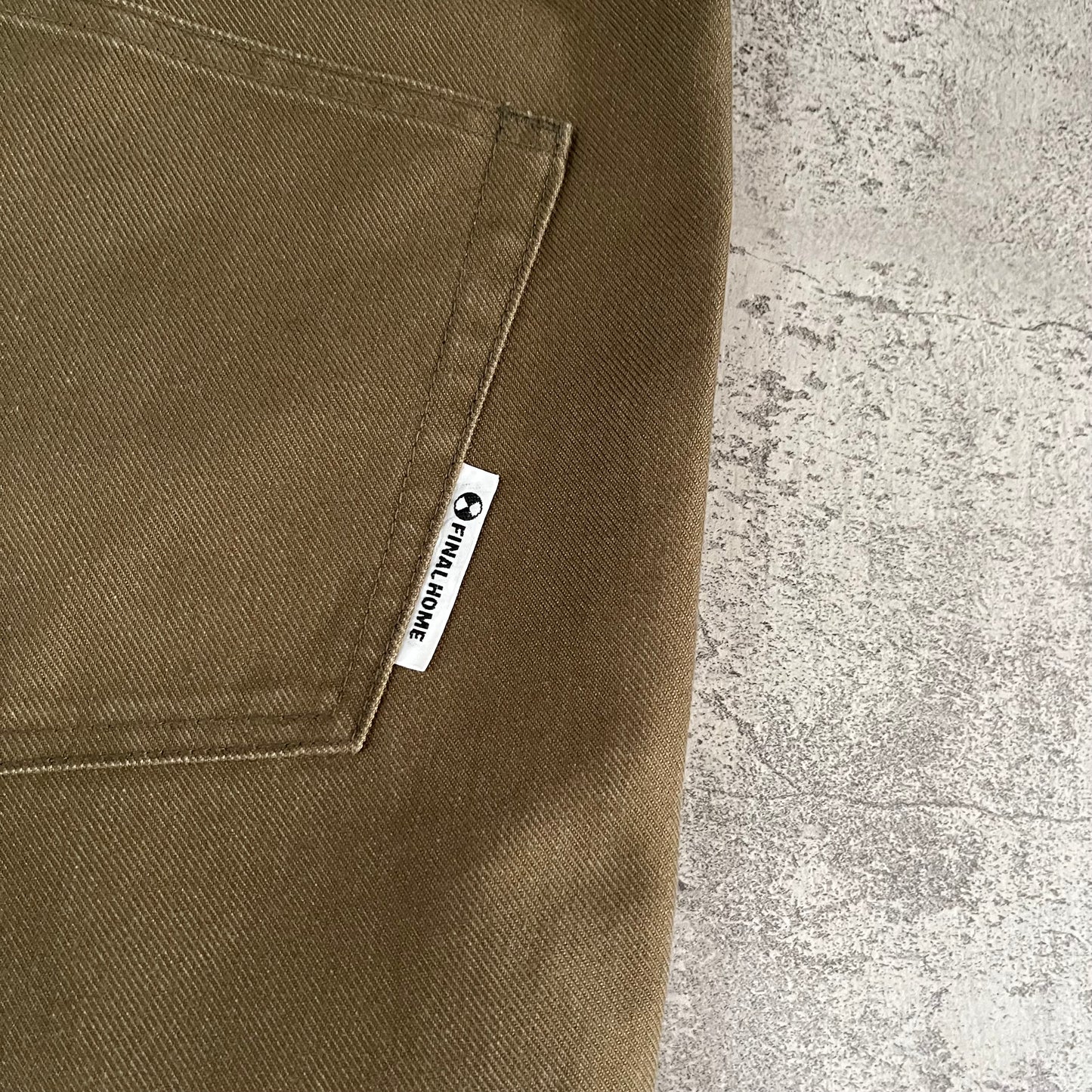 Final Home Double Front Pocket Pants - Beige