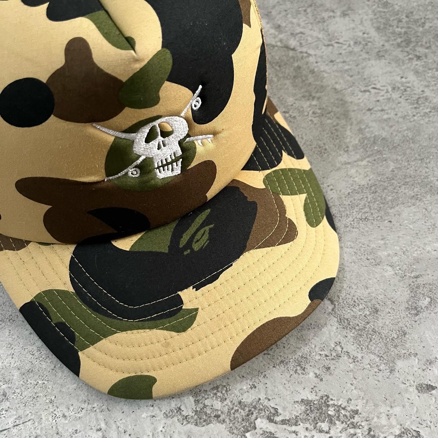 Bape x Stussy - 30th Anniversary Skull Trucker