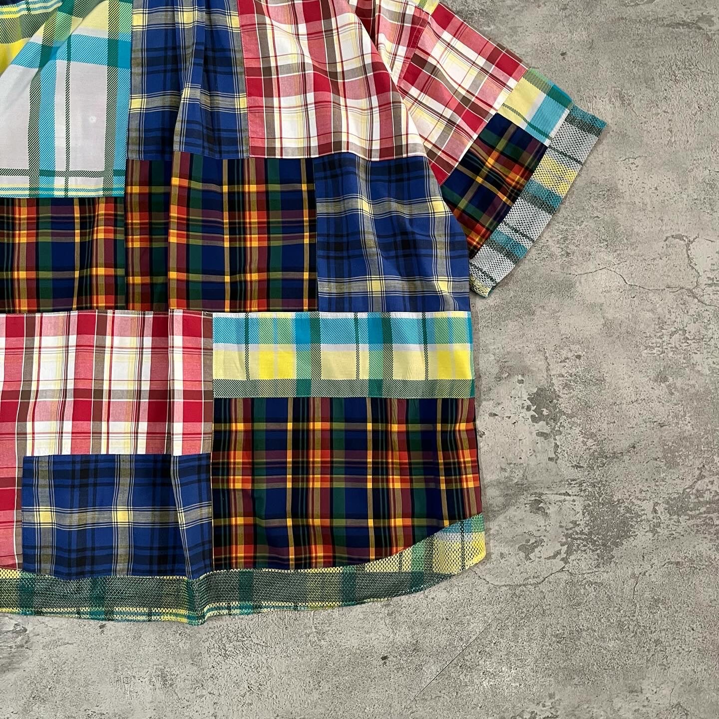 White Mountaineering - Madras Check Patchwork
