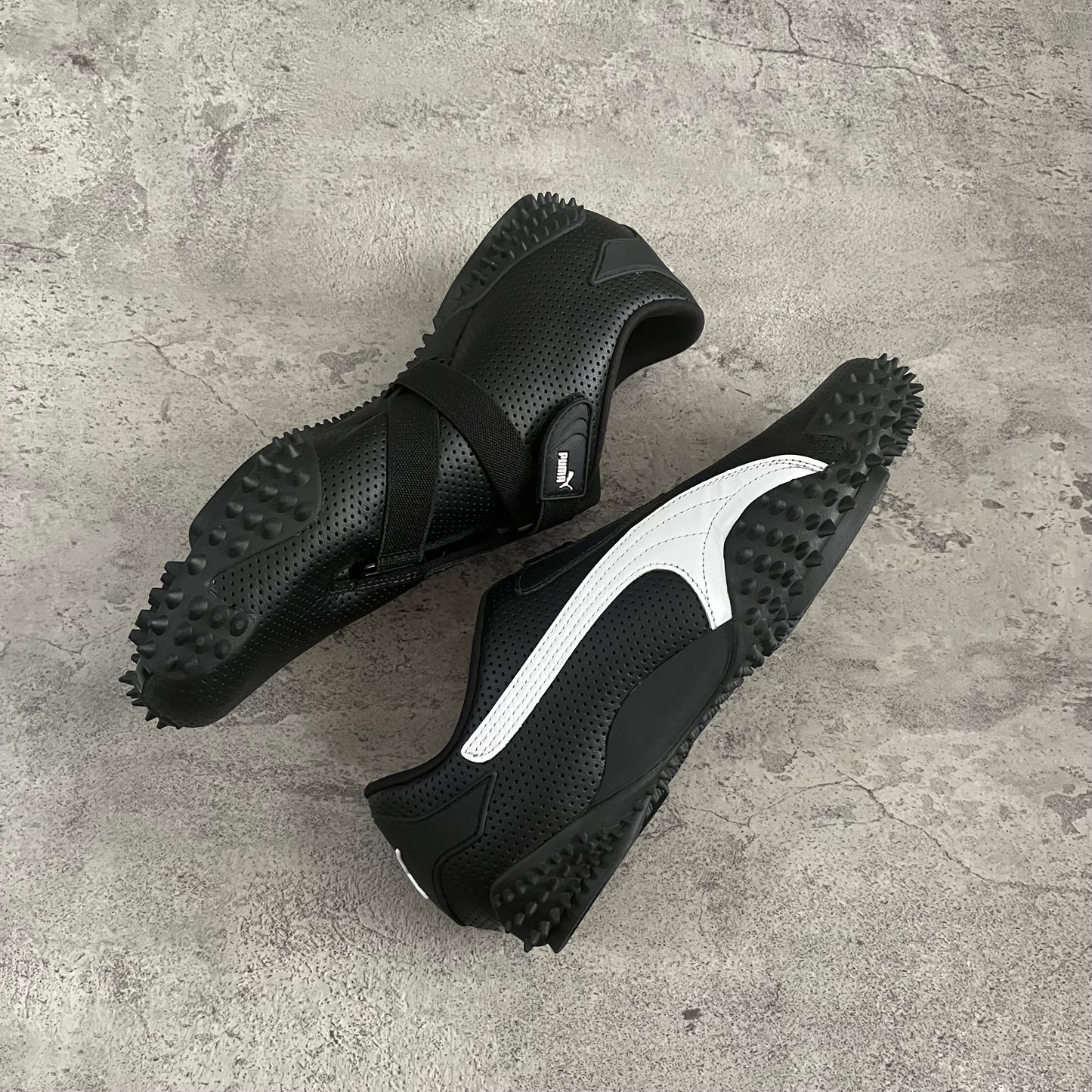 Puma Mostro Perf Leather - Black