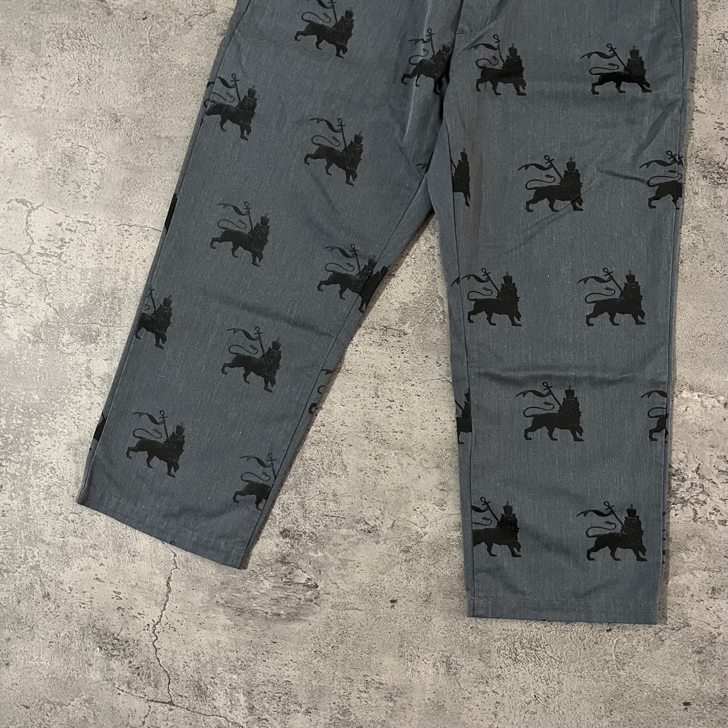 Sasquatchfabrix Rasta Lions Graphic Chopped Pant