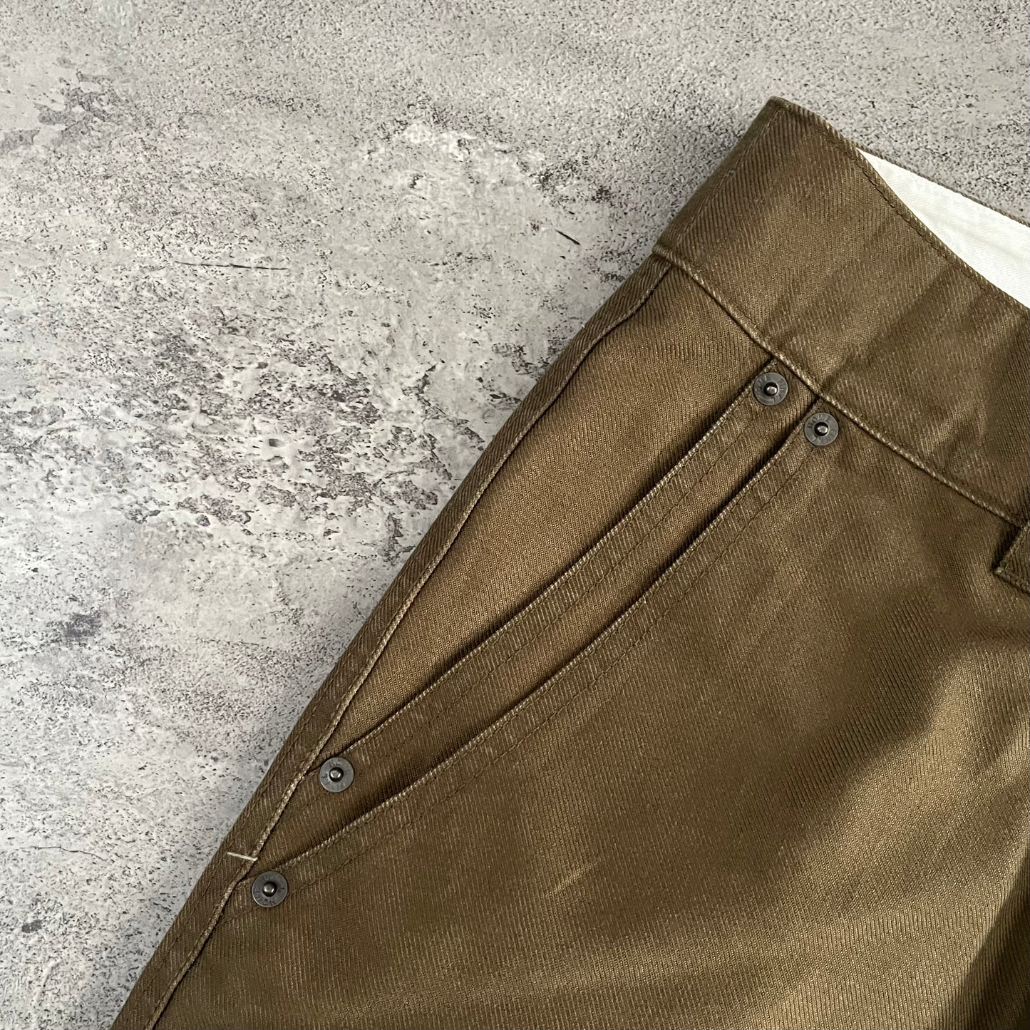 Final Home Double Front Pocket Pants - Beige