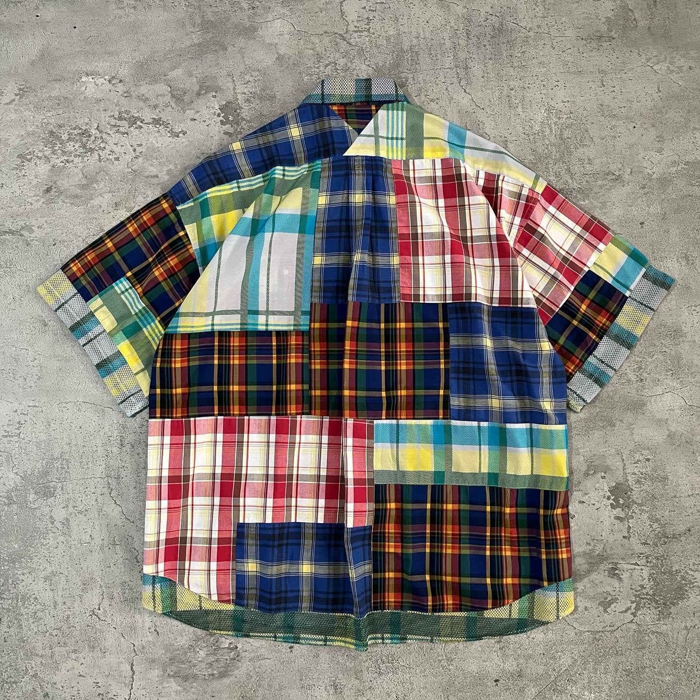 White Mountaineering - Madras Check Patchwork