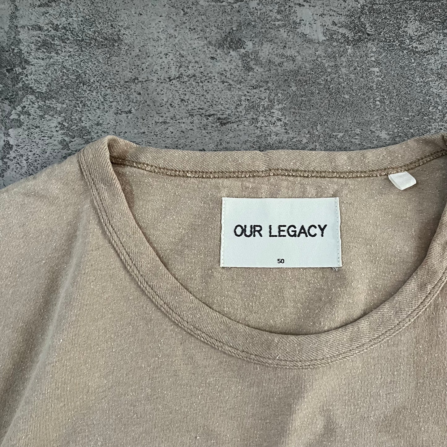 OUR LEGACY Recycled Cotton SS Tee - Desert