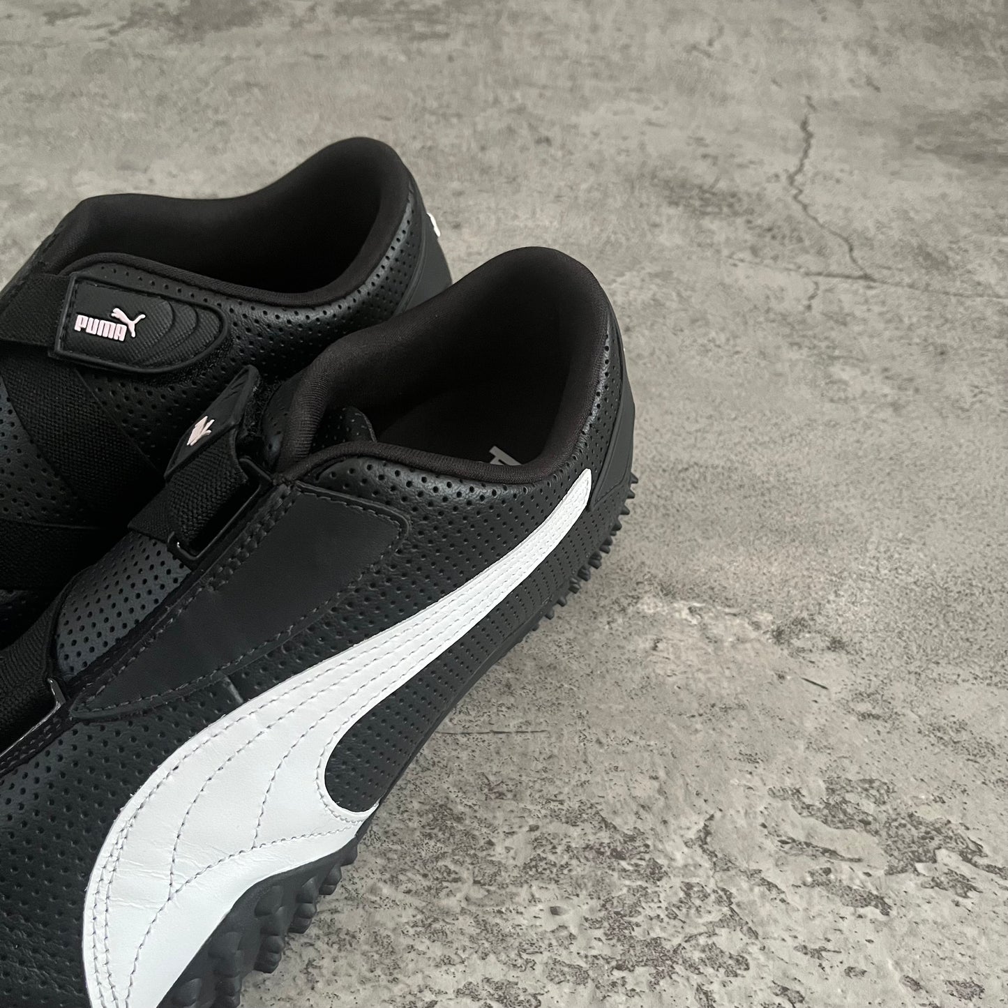 Puma Mostro Perf Leather - Black