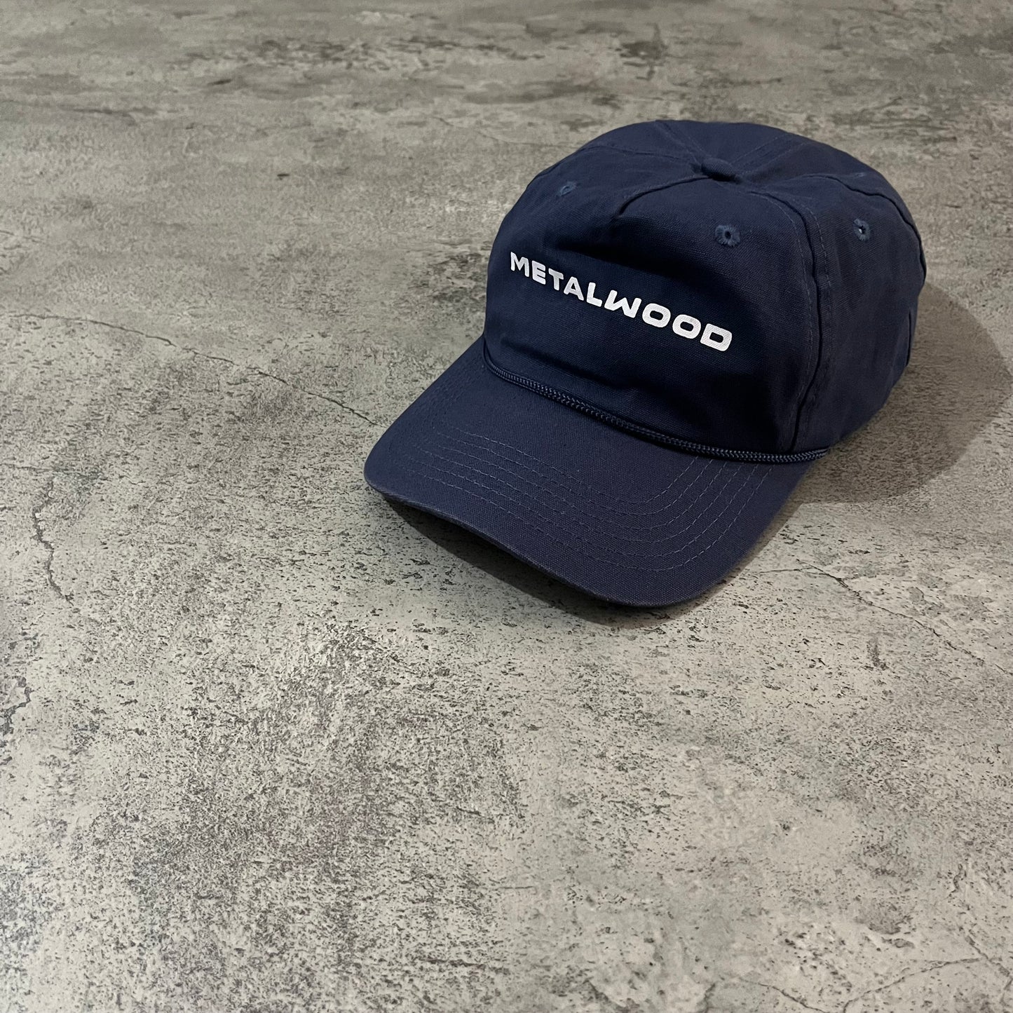 Metalwood Logo 5-Panel Rope Hat