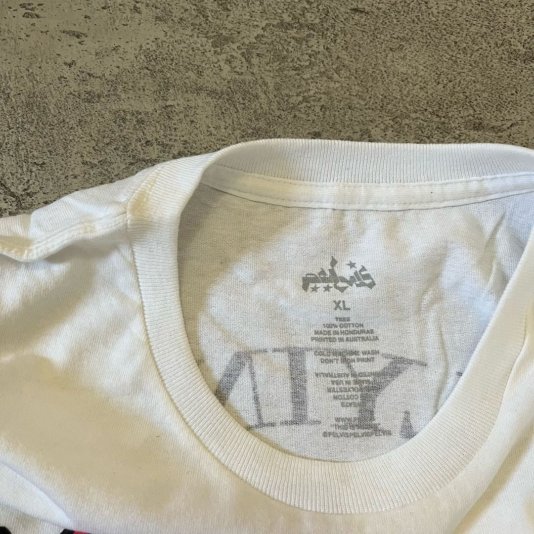 Pelvis Hame DJ Flying Angel Club SS Tee - White