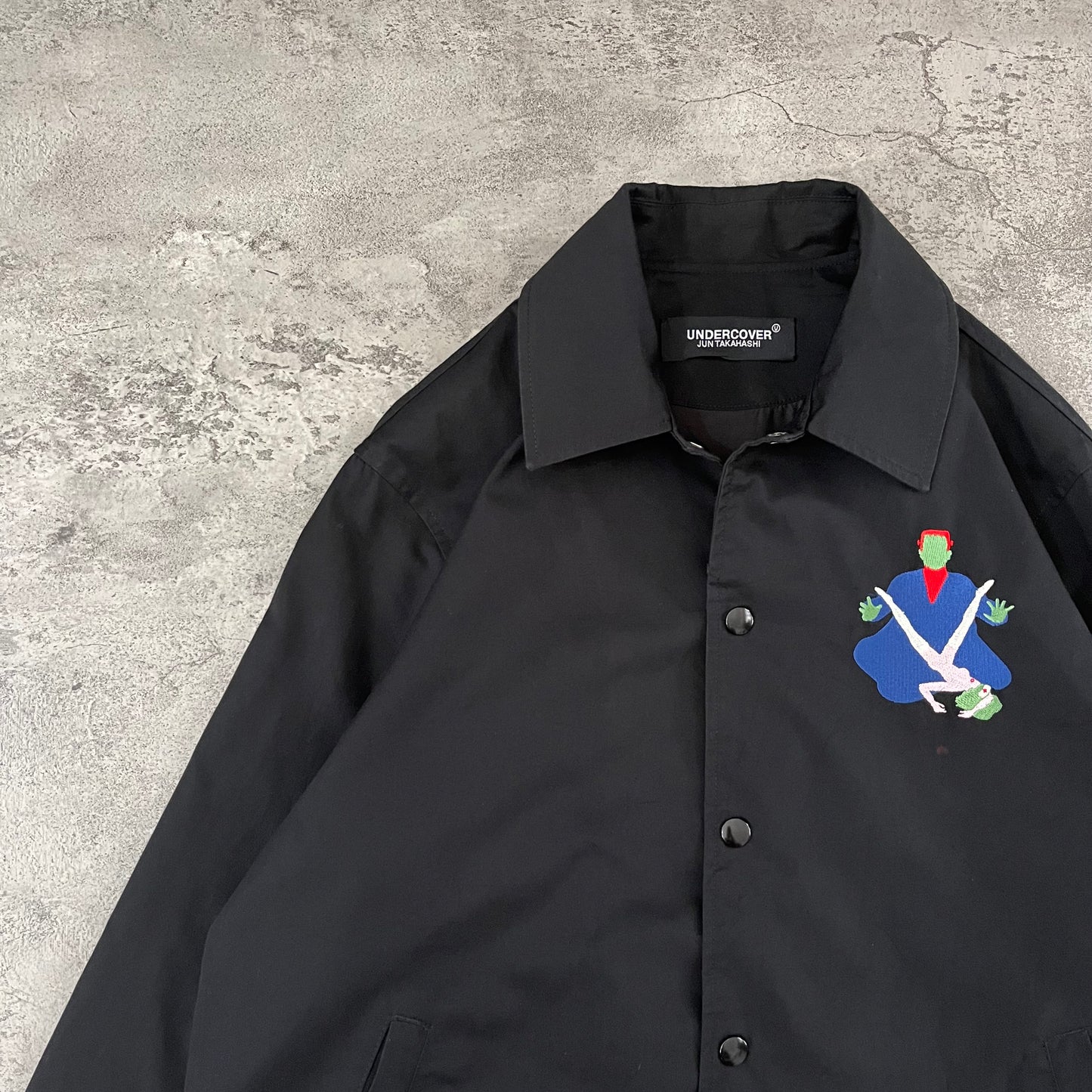 UNDERCOVER x Carne Bollente “Horror Movie” Coach Jacket - Black