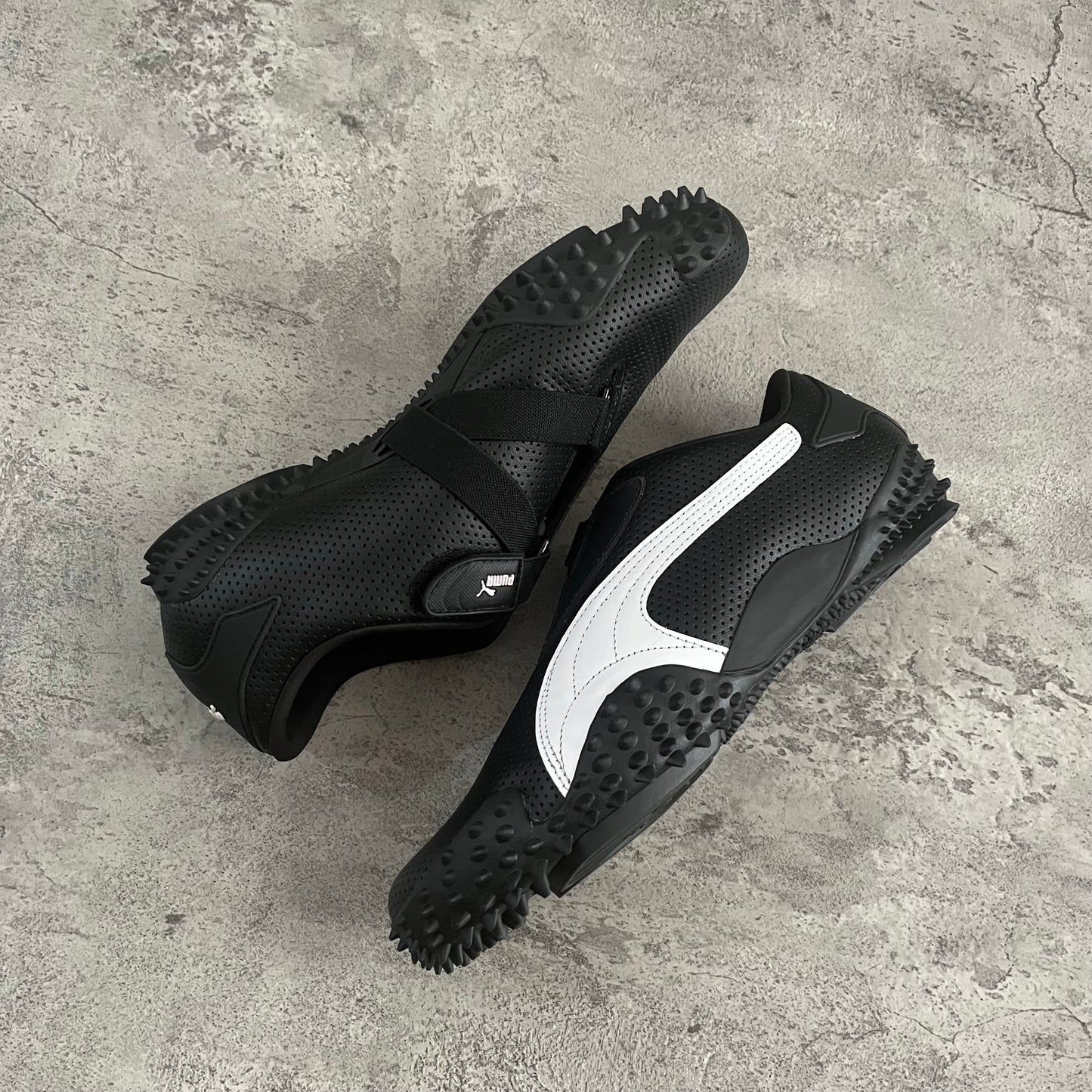 Puma Mostro Perf Leather - Black