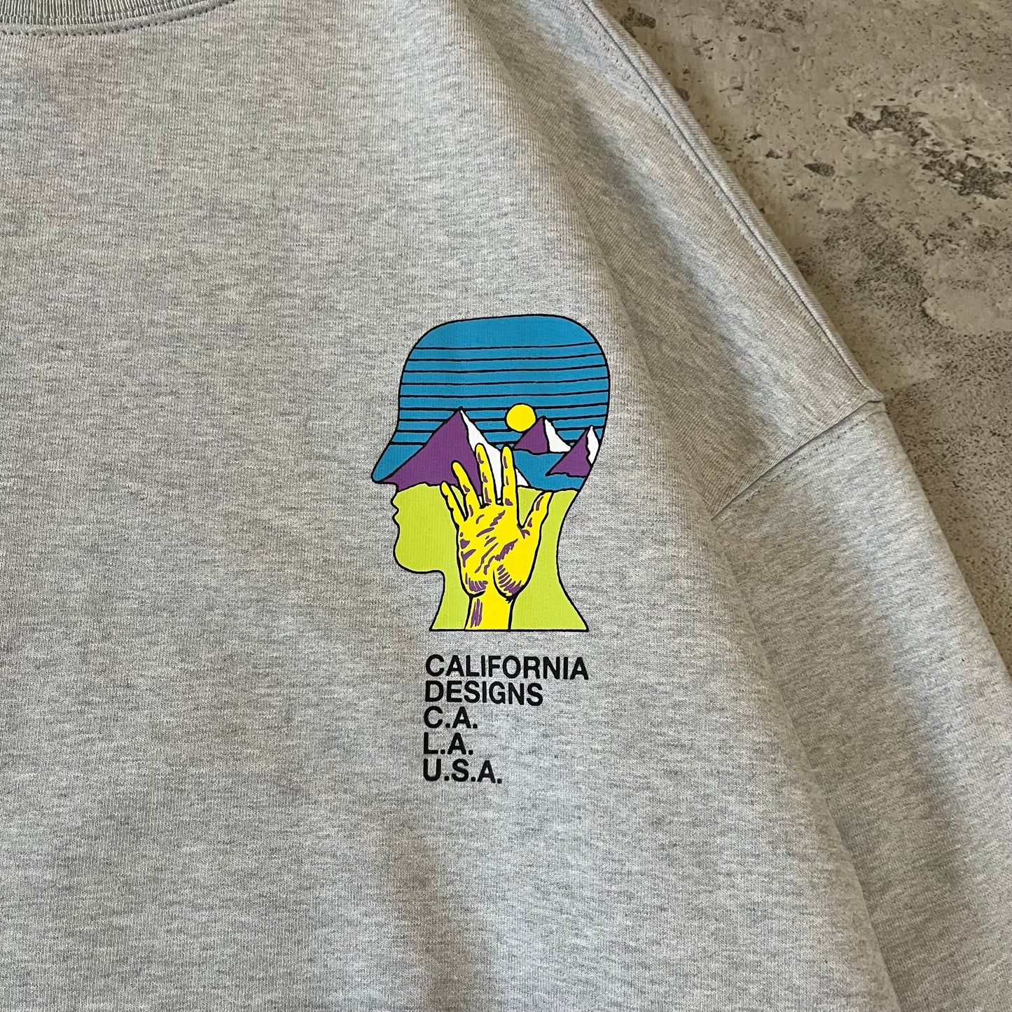 Brain Dead x Invincible Building Block Crewneck - Grey
