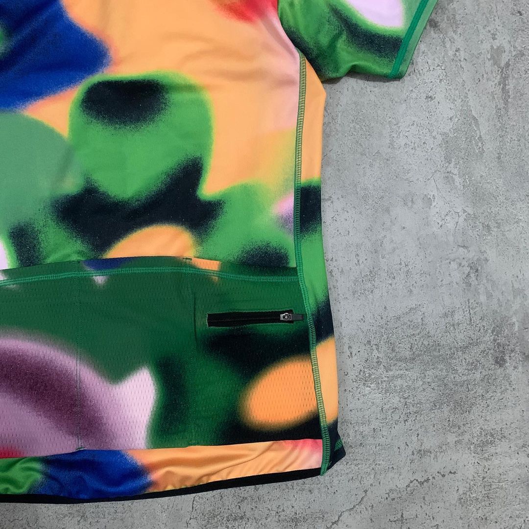 Brain Dead Cycling Jersey in Watercolour Floral