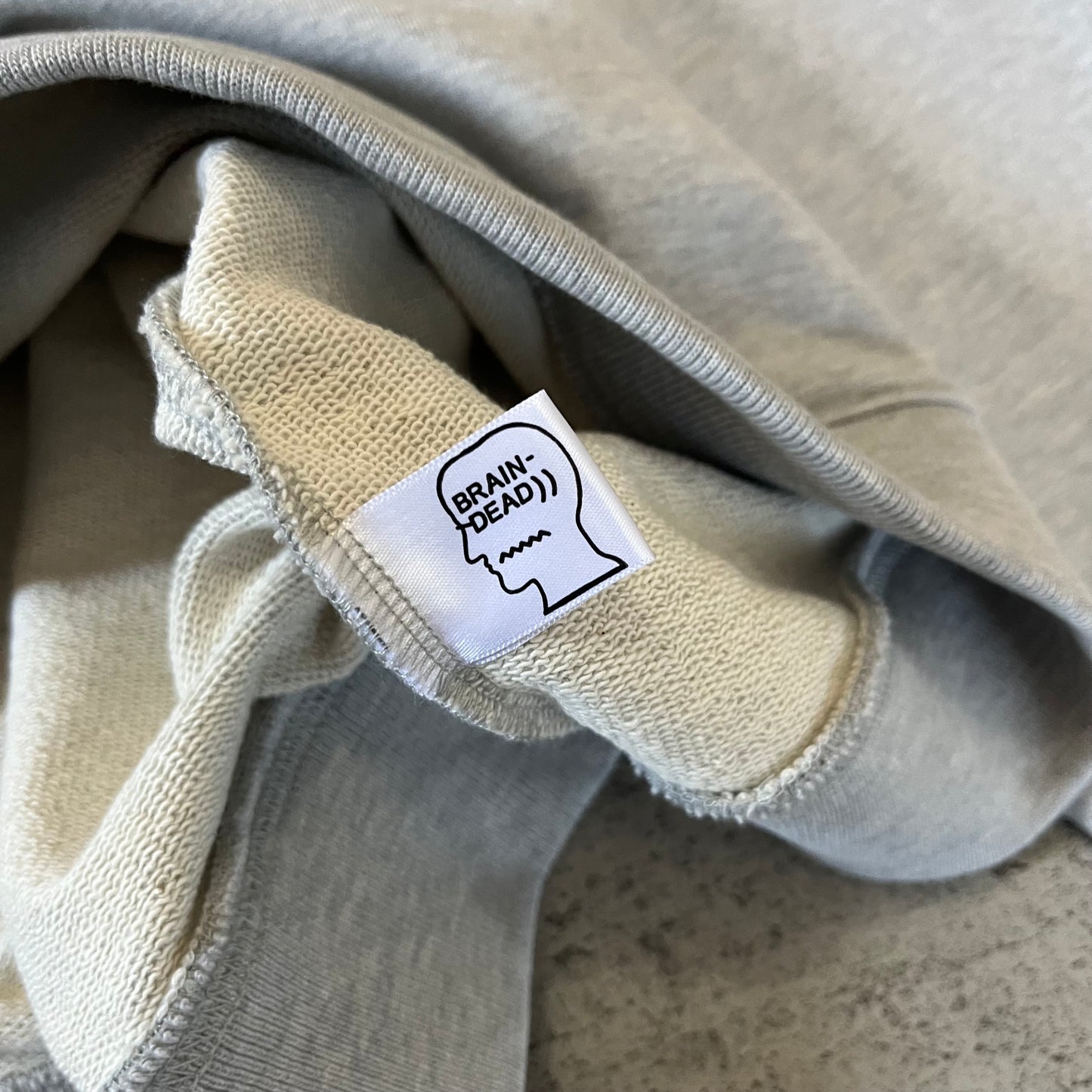 Brain Dead x Invincible Building Block Crewneck - Grey