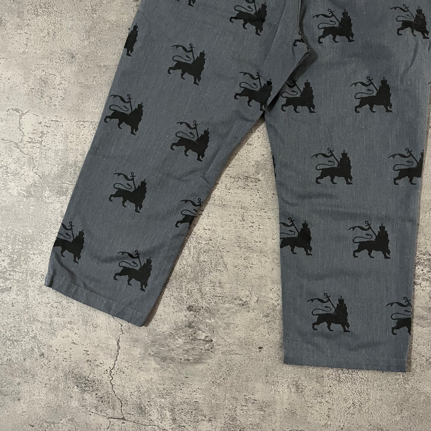 Sasquatchfabrix Rasta Lions Graphic Chopped Pant