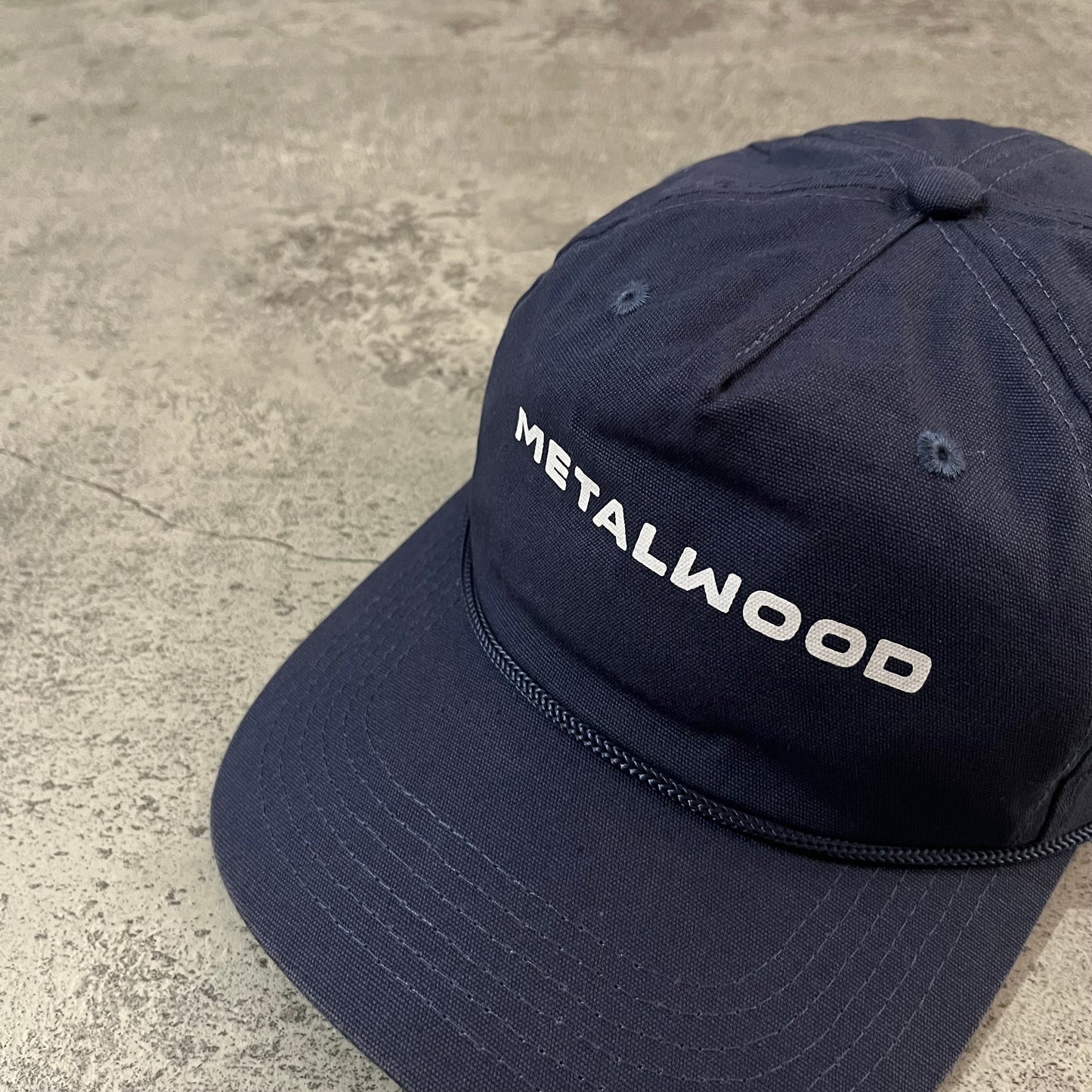 Metalwood Logo 5-Panel Rope Hat