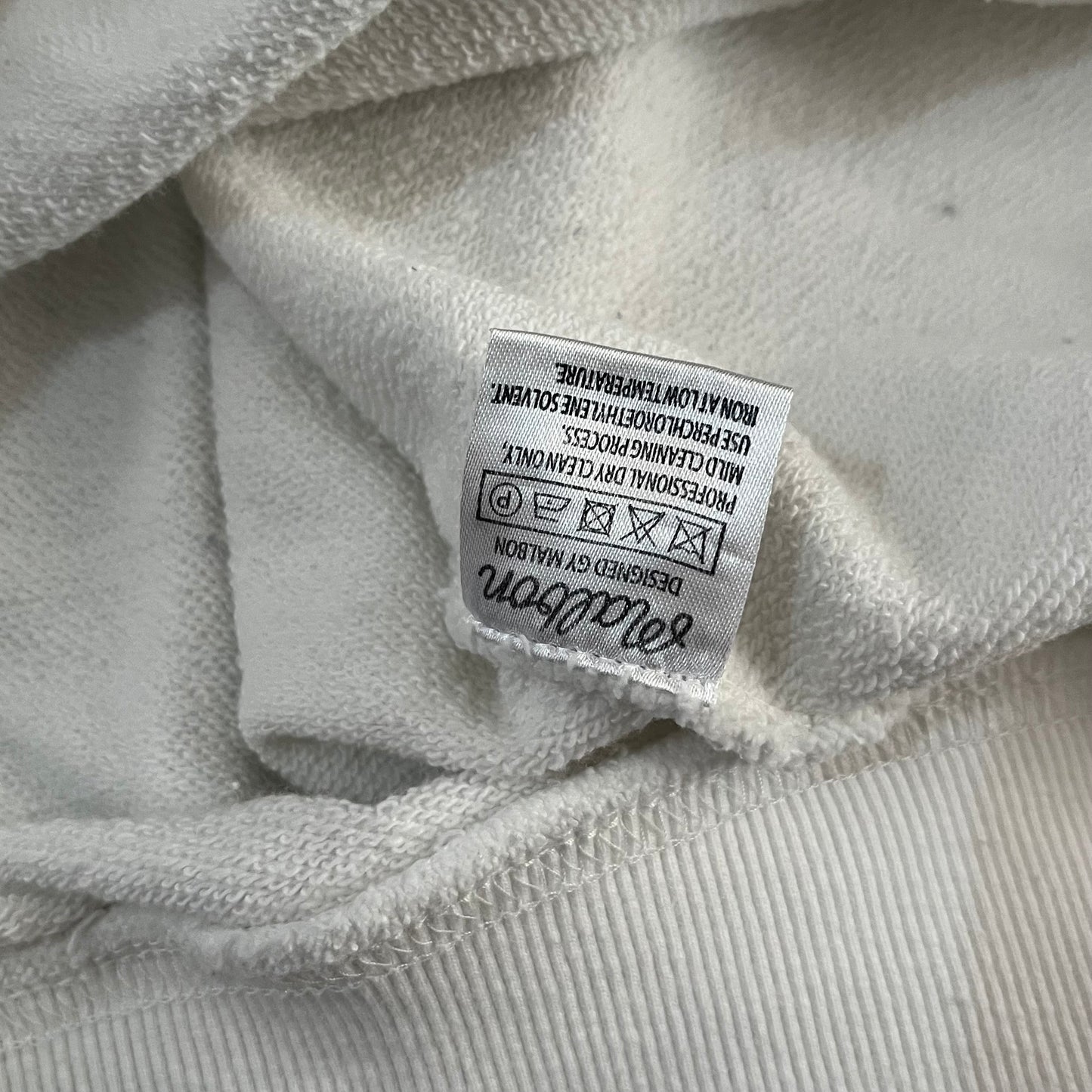 MALBON Stinger Logo Crewneck - White