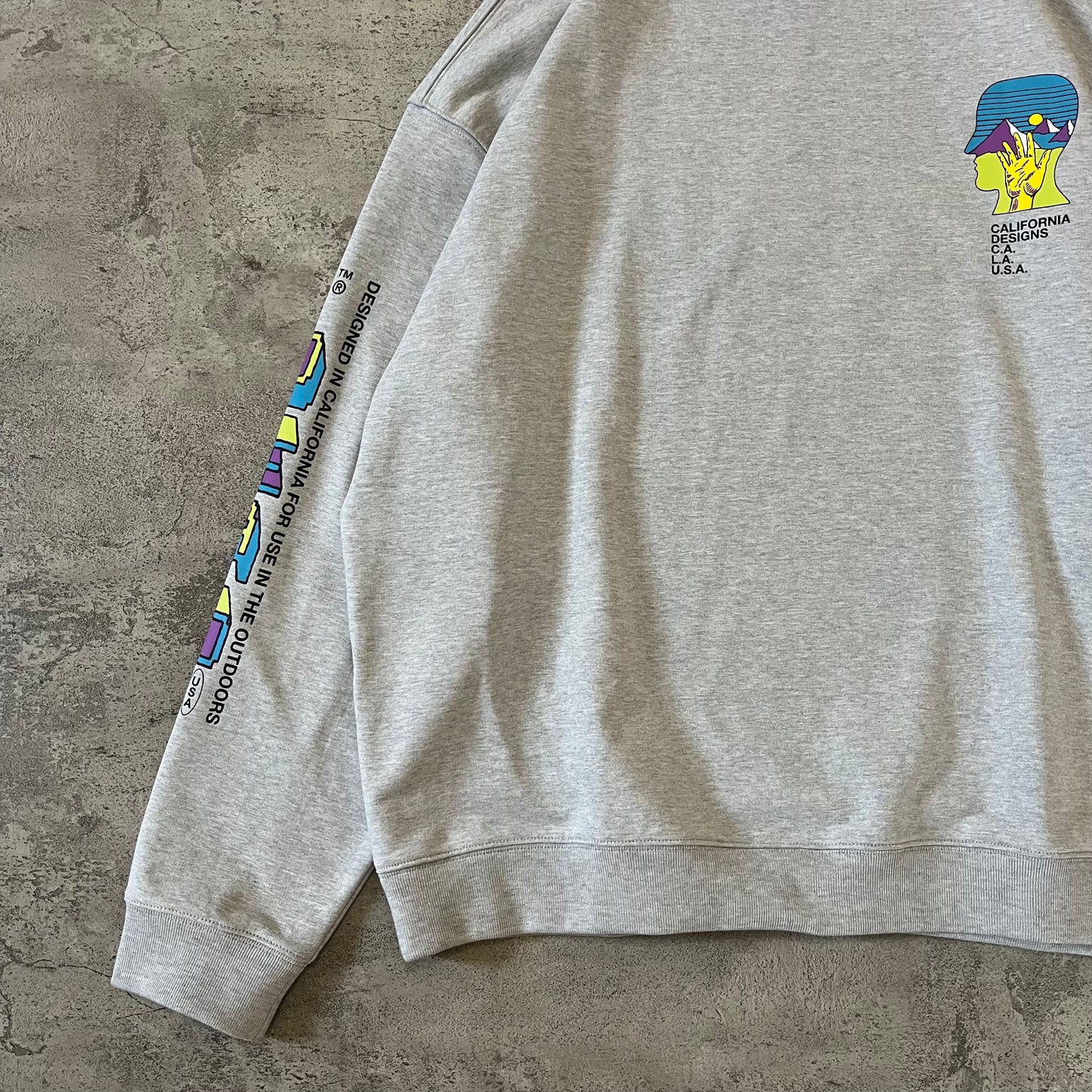 Brain Dead x Invincible Building Block Crewneck - Grey