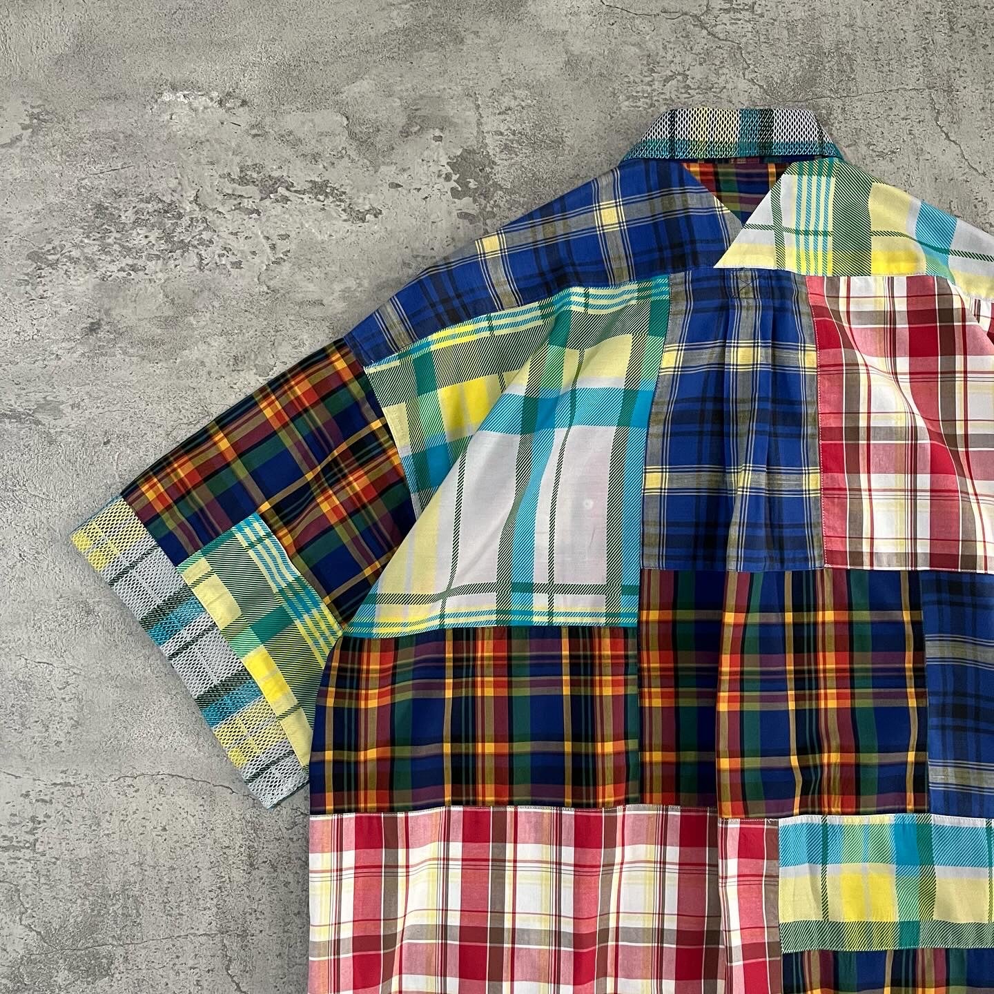 White Mountaineering - Madras Check Patchwork