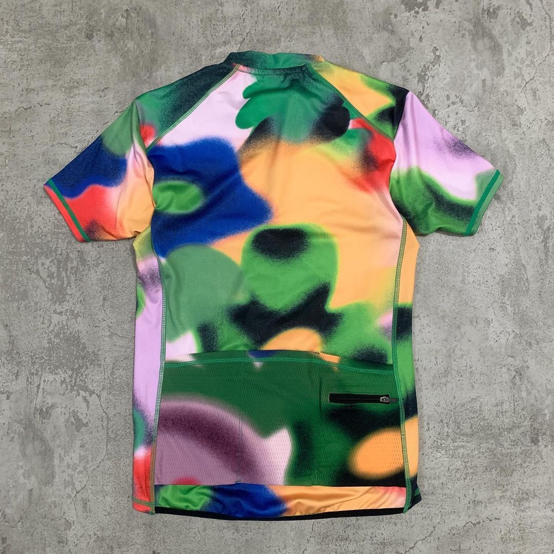 Brain Dead Cycling Jersey in Watercolour Floral