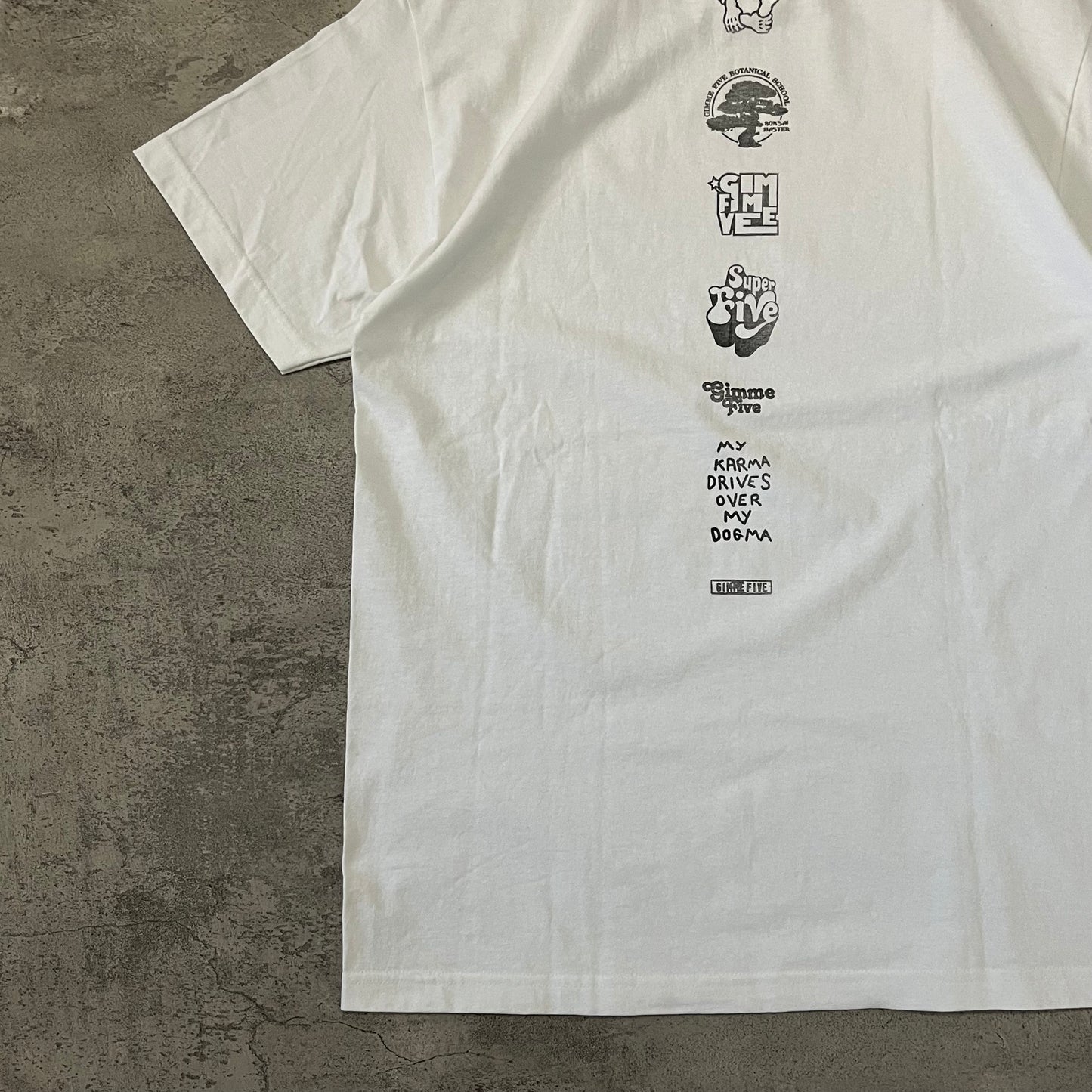 Gimme Give ‘МУ KARMA DRIVES OVER MY DOGMA’ SS Tee - White