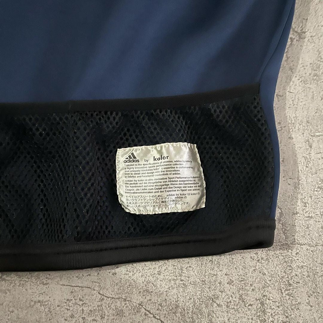 Kolor Japan x Adidas Short Sleeve Neoprene Crew Sweat - Navy