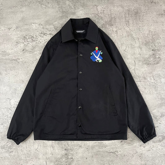 UNDERCOVER x Carne Bollente “Horror Movie” Coach Jacket - Black