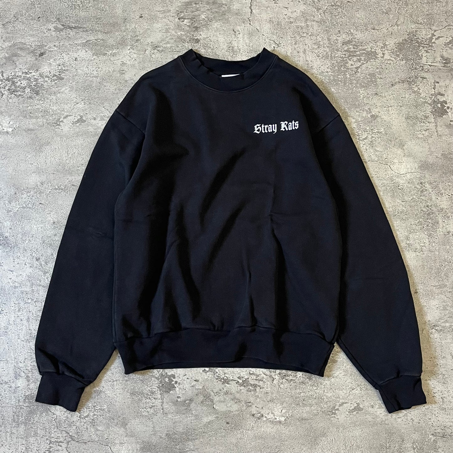 Stray Rats Crimson Crewneck - Black