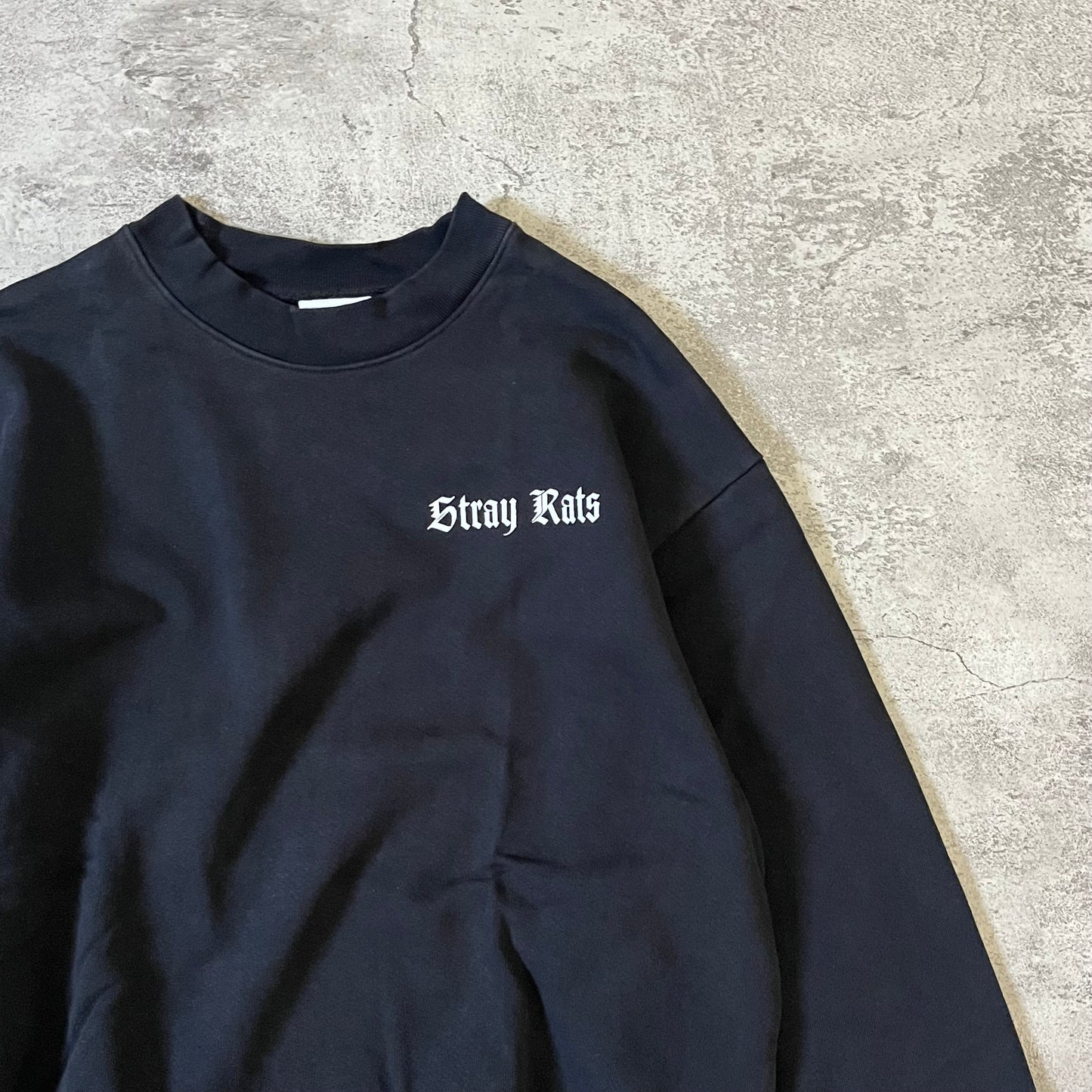 Stray Rats Crimson Crewneck - Black